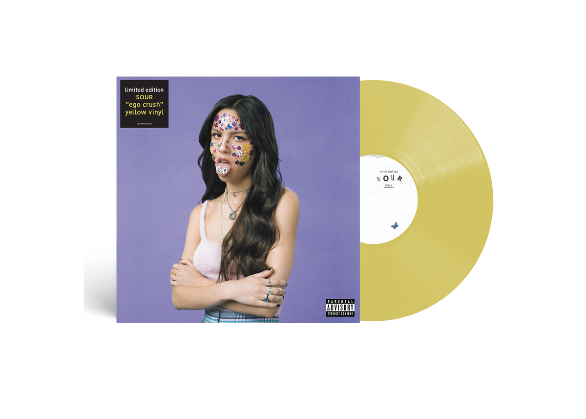 Olvia Rodrigo - SOUR [Ltd Ego Crush Yellow Vinyl] – David's Music LGC