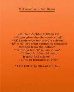 MJ Lenderman - Boat Songs [Deluxe Dinked Archive Edition]