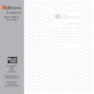 Ultravox - Lament [Steven Wilson Stereo Mix] LP