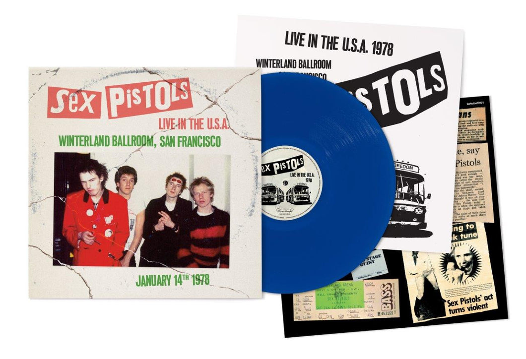 Sex Pistols - Live In The U.S.A 1978 : San Francisco LP Blue